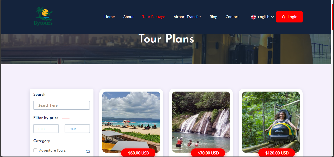 Bytours - Regional Tour & Transportation Management System
